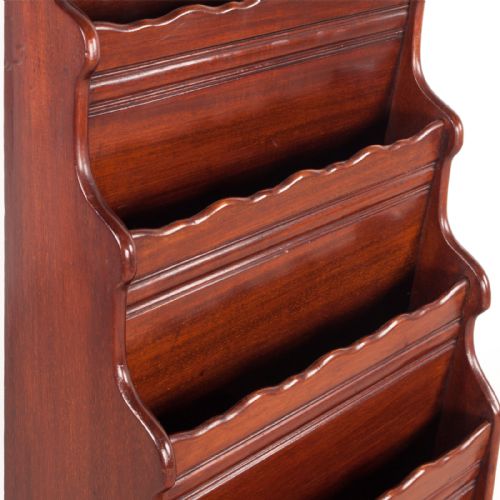 MAHOGANY MAGAZINE RACK - ADDITIONAL PHOTO 6