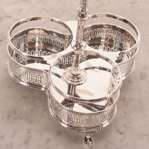VICTORIAN WALKER HALL SILVER PLATED TANTALUS - ADDITIONAL PHOTO 14