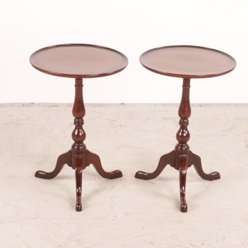 Pair of Mahogany Wine Tables