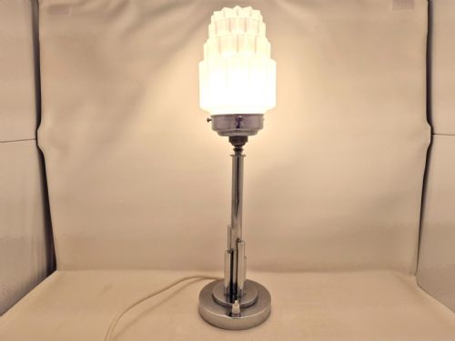 ART DECO CHROME LAMP - ADDITIONAL PHOTO 5
