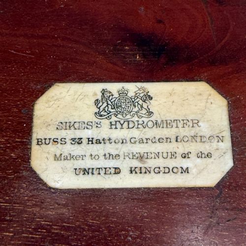 ANTIQUE SIKES'S HYDROMETER - ADDITIONAL PHOTO 3