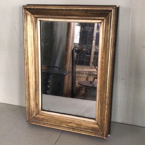 a handsome19thc heavy carved and gilded framed mirror - CATEGORY: ANTIQUE MIRRORS - DATED 19TH CENTURY