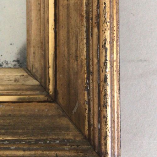 A HANDSOME19THC HEAVY CARVED AND GILDED FRAMED MIRROR - ADDITIONAL PHOTO 4