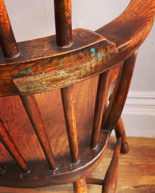 A VERY ATTRACTIVE 19TH C THAMES VALLEY WINDSOR CHAIR - ADDITIONAL PHOTO 4