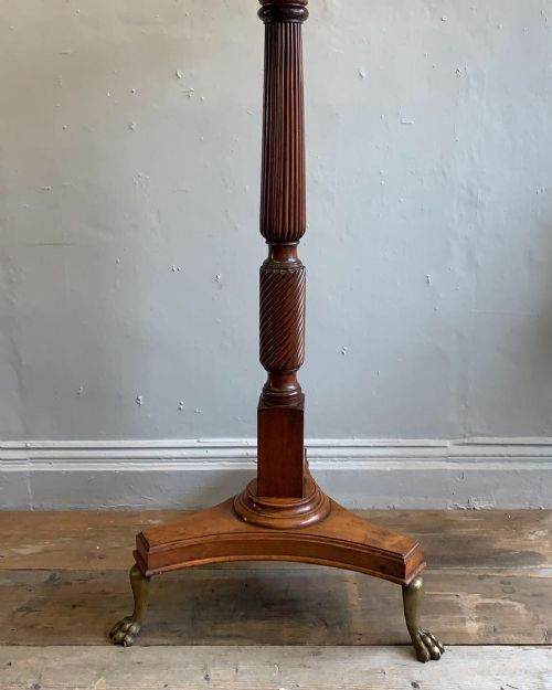 A SUPERB 19THC MAHOGANY TORCHERE - ADDITIONAL PHOTO 1