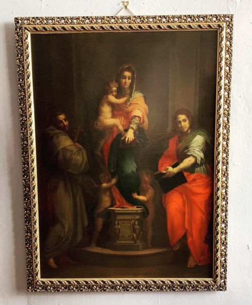 a 19thc large painting after andrea del sarto - CATEGORY: ANTIQUE ART - DATED 19TH CENTURY