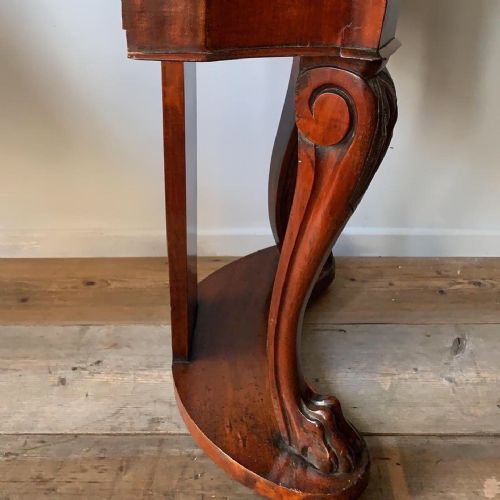 AN EARLY 19THC WILLIAM IV MAHOGANY CONSOLE TABLE - ADDITIONAL PHOTO 1