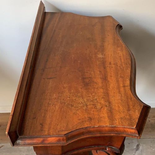 AN EARLY 19THC WILLIAM IV MAHOGANY CONSOLE TABLE - ADDITIONAL PHOTO 4