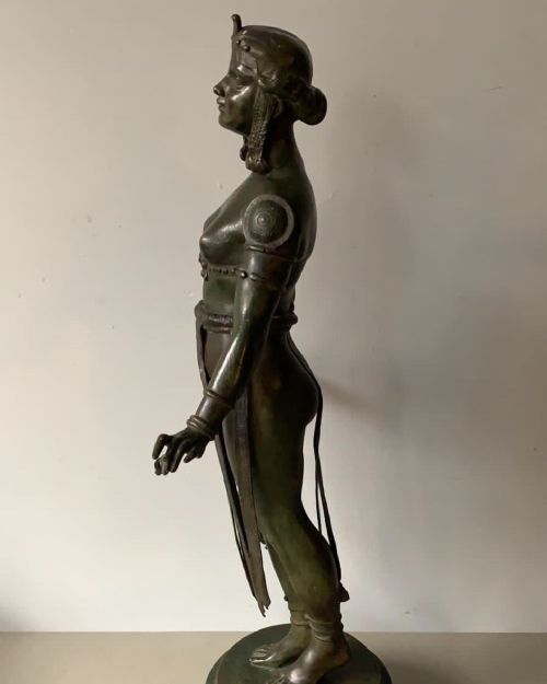 A WONDERFUL ART NOUVEAU BRONZE OF AN EXOTIC DANCER - ADDITIONAL PHOTO 1