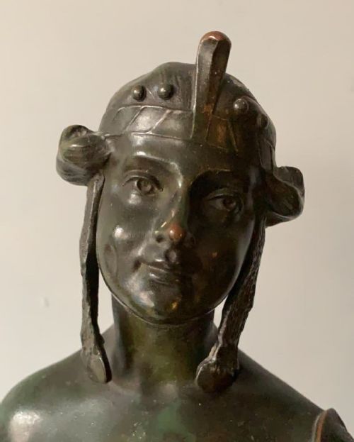 A WONDERFUL ART NOUVEAU BRONZE OF AN EXOTIC DANCER - ADDITIONAL PHOTO 4