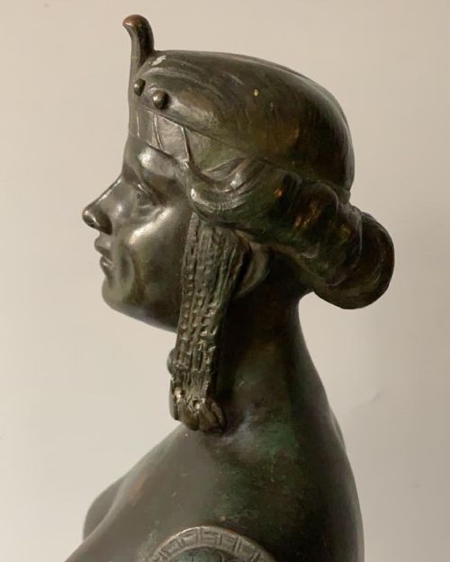 A WONDERFUL ART NOUVEAU BRONZE OF AN EXOTIC DANCER - ADDITIONAL PHOTO 5