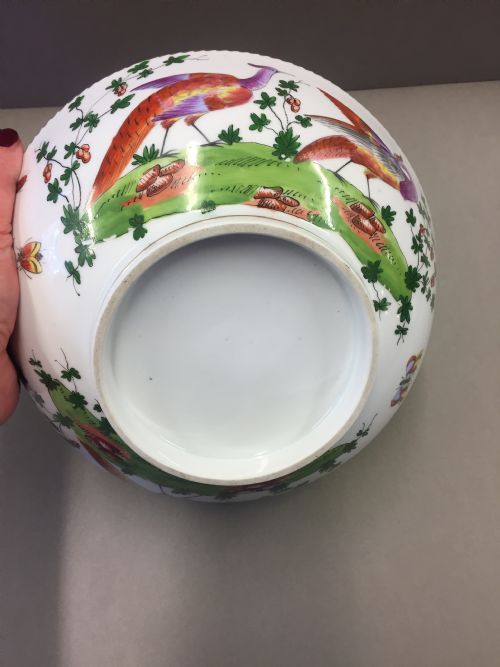 A 19THC FRENCH SAMSON BOWL - ADDITIONAL PHOTO 6
