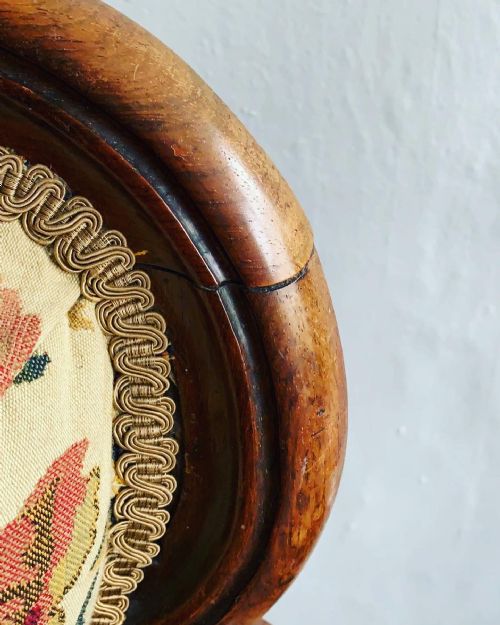 19THC CARVED ROSEWOOD ARMCHAIR CHAIR - ADDITIONAL PHOTO 3