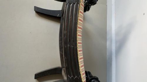 A WONDERFUL PAIR OF REGENCY EBONY FOOTSTOOLS - ADDITIONAL PHOTO 4