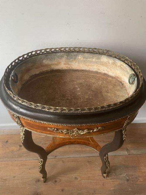 A LOVELY 19THC KINGWOOD ORMOLOU MOUNTED JARDINIER - ADDITIONAL PHOTO 1