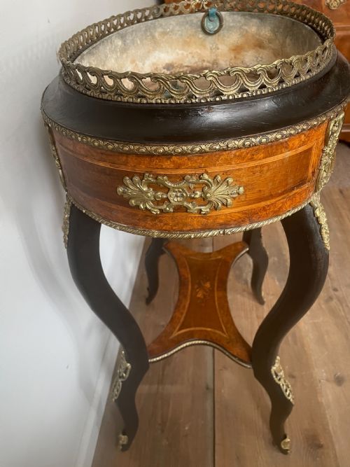 A LOVELY 19THC KINGWOOD ORMOLOU MOUNTED JARDINIER - ADDITIONAL PHOTO 3