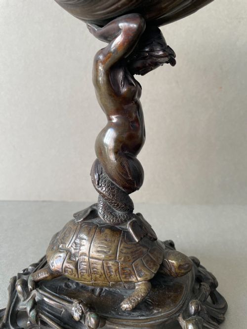 A REGENCY PAIR OF BRONZE TAZZAS - ADDITIONAL PHOTO 7