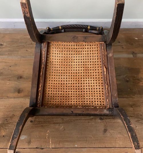 A PAIR OF REGENCY CHAIRS - ADDITIONAL PHOTO 8