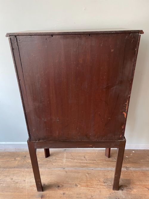 A LATE 19THC MAHOGANY SPECIMEN CHEST ON STAND - ADDITIONAL PHOTO 4