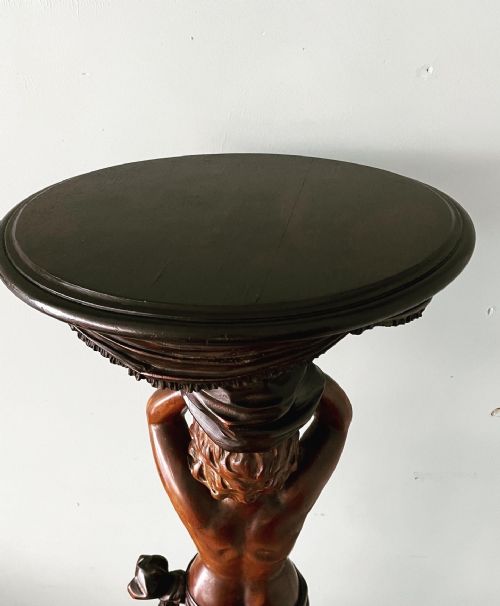 A VENETIAN CHERUB FIGURAL TABLE - ADDITIONAL PHOTO 15