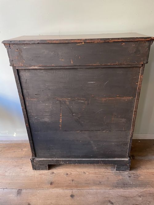 A 19THC FIGURED WALNUT PIER CABINET - ADDITIONAL PHOTO 8