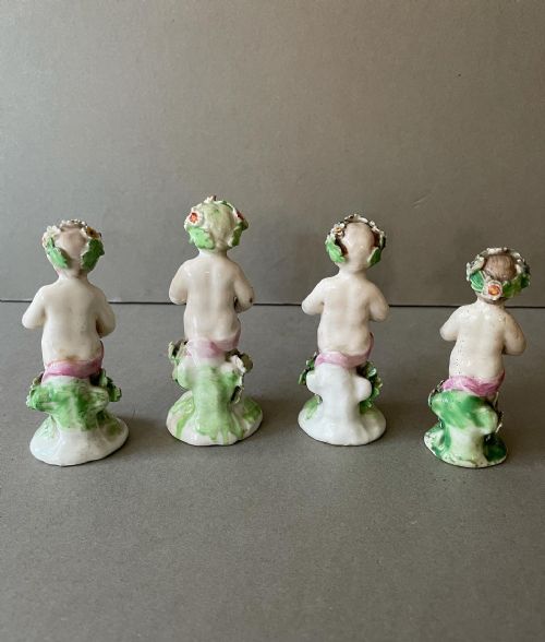 ANTIQUE PORCELAIN CHERUBS - ADDITIONAL PHOTO 1