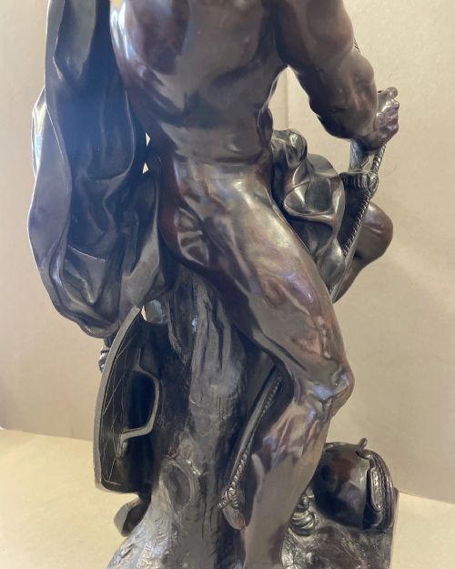 A 19THC BRONZE OF ULYSSES - ADDITIONAL PHOTO 6