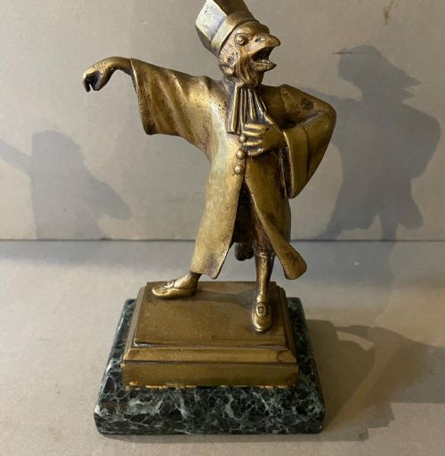 ANTIQUE BRONZE DANCING BIRDS - ADDITIONAL PHOTO 1