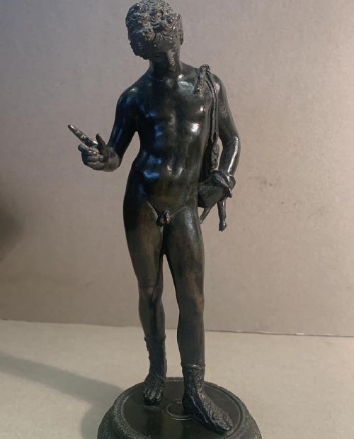 A GRAND TOUR BRONZE OF NARCISSUS - ADDITIONAL PHOTO 4