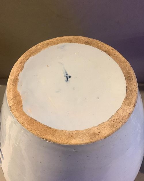 18THC DELFT TOBACCO JAR - ADDITIONAL PHOTO 6