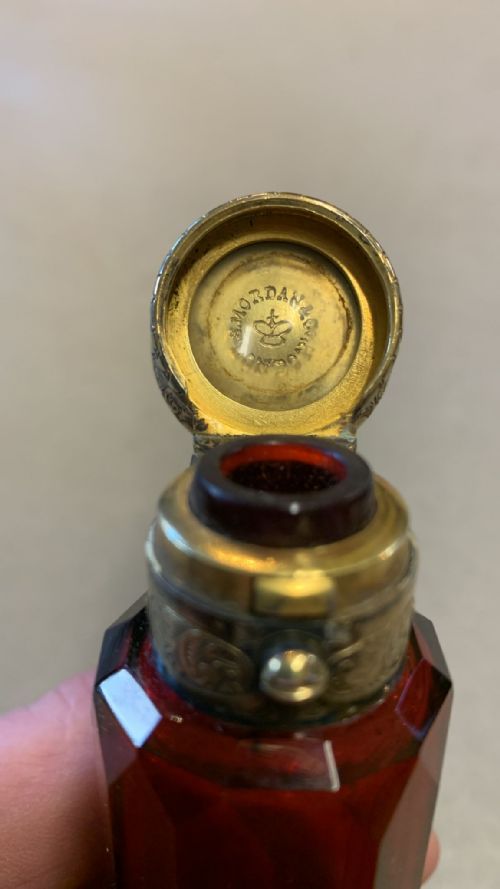 AN LARGE 19THC DOUBLE ENDED PERFUME BOTTLE - ADDITIONAL PHOTO 8