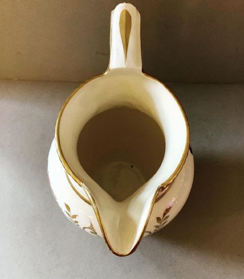 AN ANTIQUE ENGLISH PORCELAIN HUNTING SCENE JUG - ADDITIONAL PHOTO 3