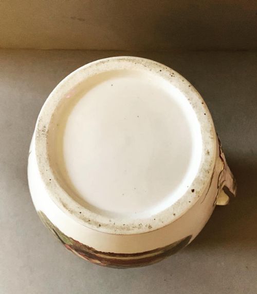 AN ANTIQUE ENGLISH PORCELAIN HUNTING SCENE JUG - ADDITIONAL PHOTO 5