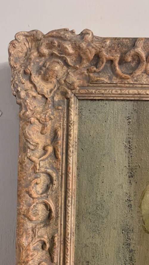 AN OIL ON CANVAS OF A GIRL - ADDITIONAL PHOTO 4