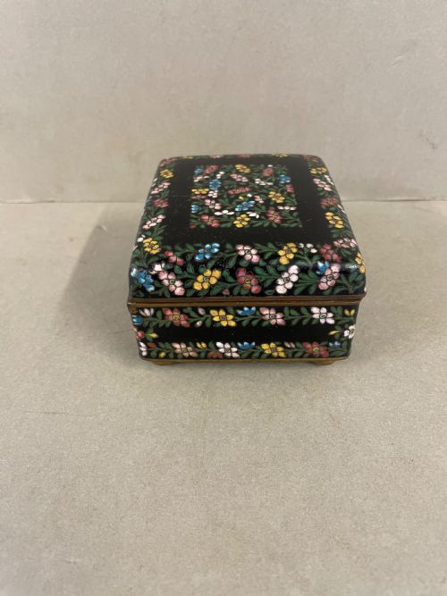 AN ANTIQUE CHINESE COISONNE BOX - ADDITIONAL PHOTO 2