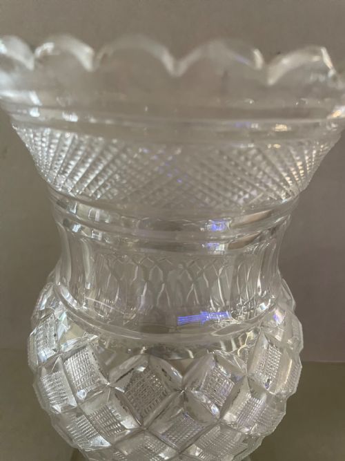 AN STOURBRIDGE ANTIQUE CELERY VASE - ADDITIONAL PHOTO 2