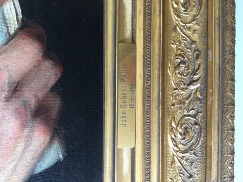 AN ANTIQUE PORTRAIT OF A GENTLEMAN - ADDITIONAL PHOTO 12