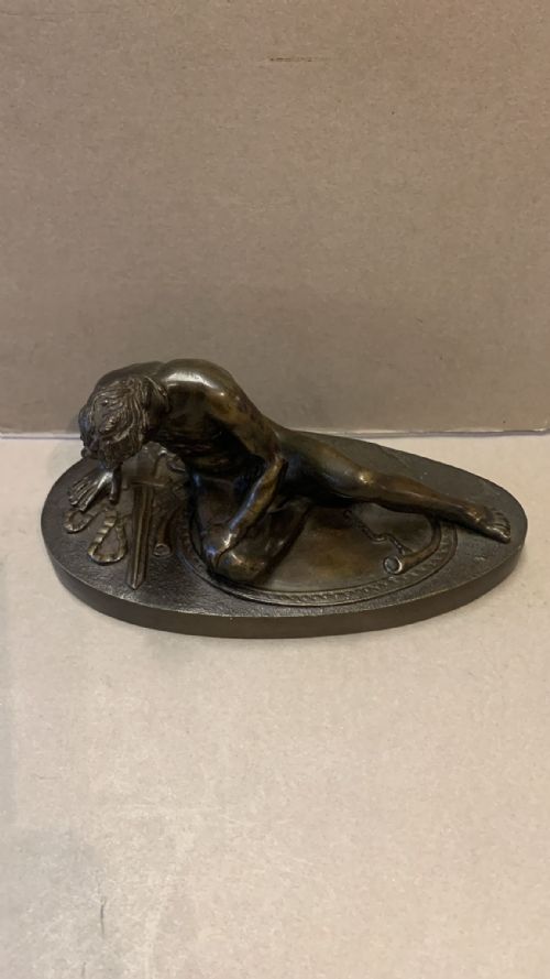 A GRAND TOUR BRONZE OF THE DYING GAUL - ADDITIONAL PHOTO 3