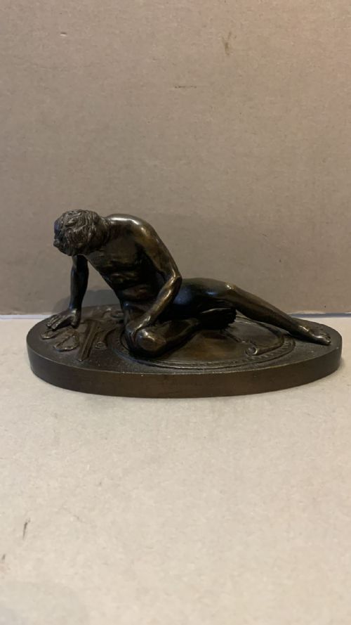 A GRAND TOUR BRONZE OF THE DYING GAUL - ADDITIONAL PHOTO 4