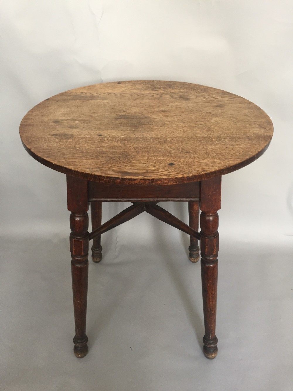A 19thC Oak topped tavern table