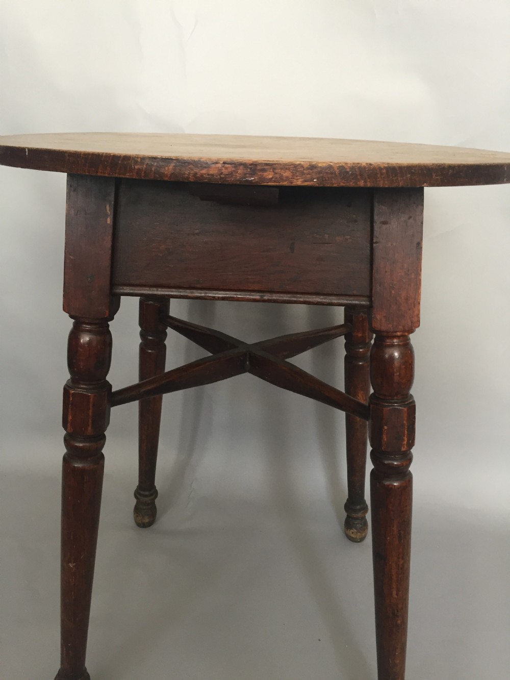 A 19thC Oak topped tavern table View II