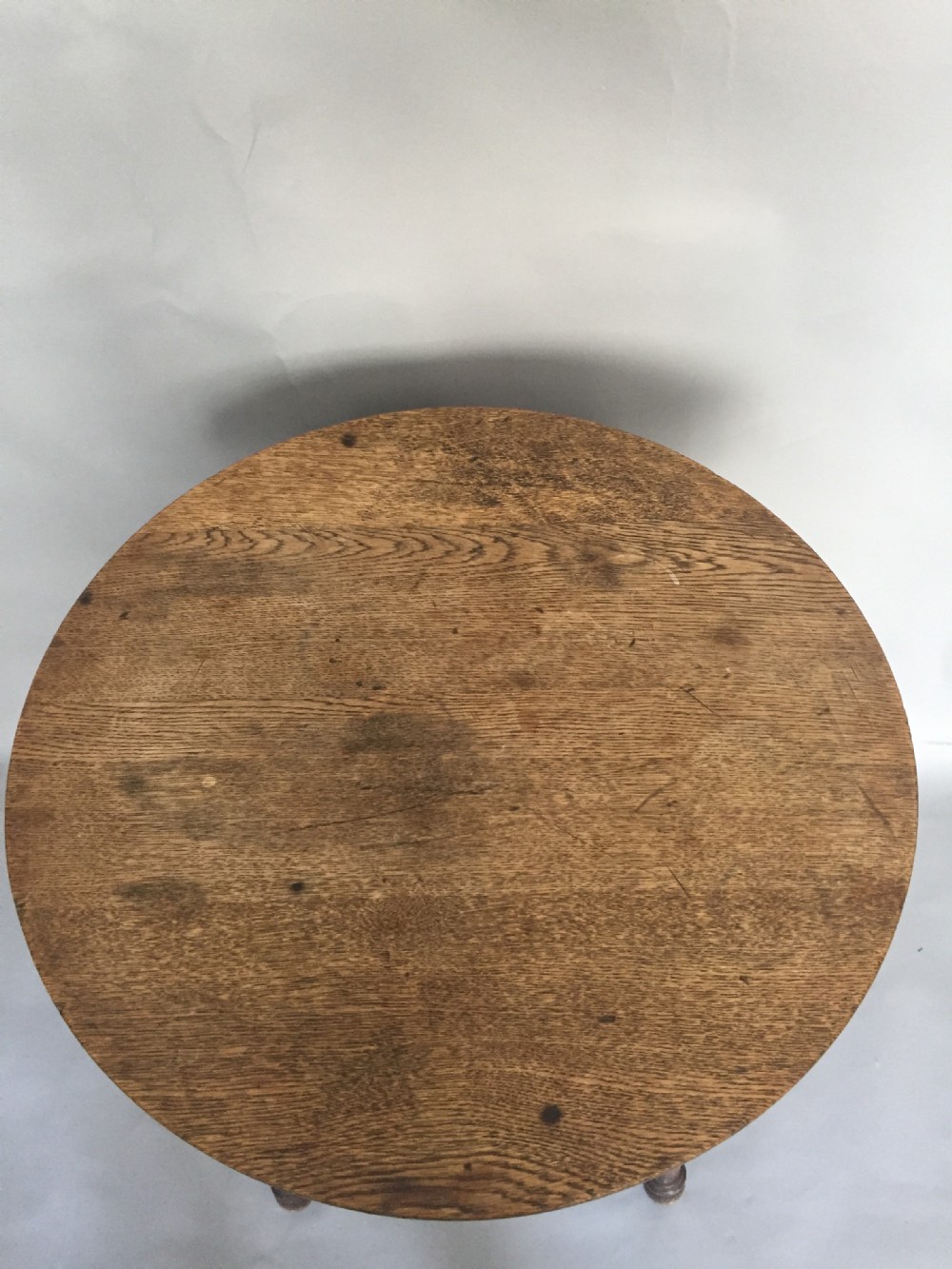 A 19thC Oak topped tavern table View VI