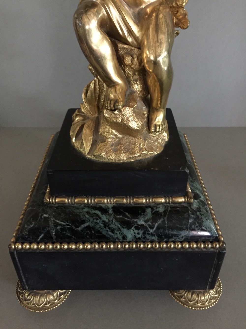 A wonderful 19thC continental (possibly grand tour) ormolou candlestick View VI