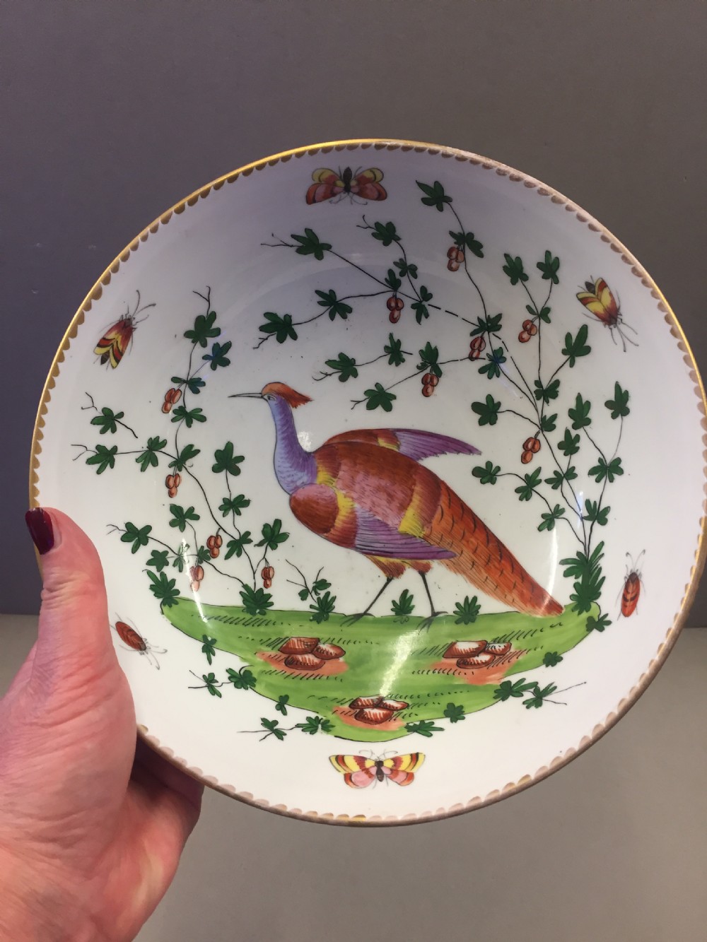 A 19thC French Samson bowl. View III