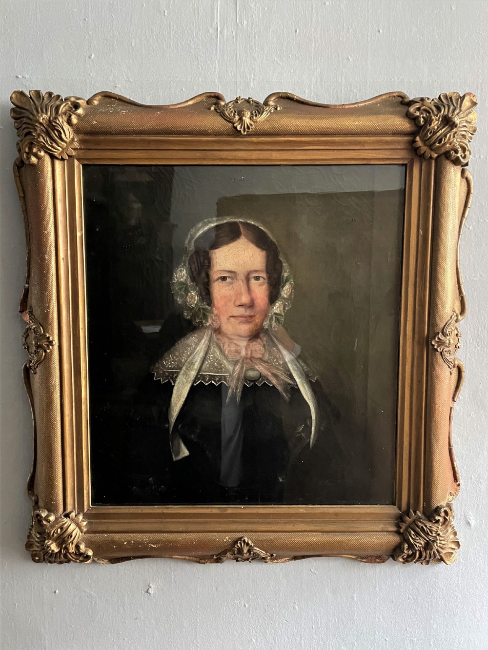 A mid 19thC portrait of a lady