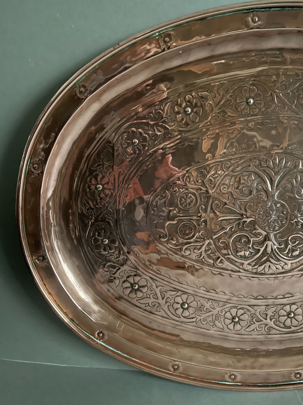A late 19thC Arts and Crafts Copper Tray View II