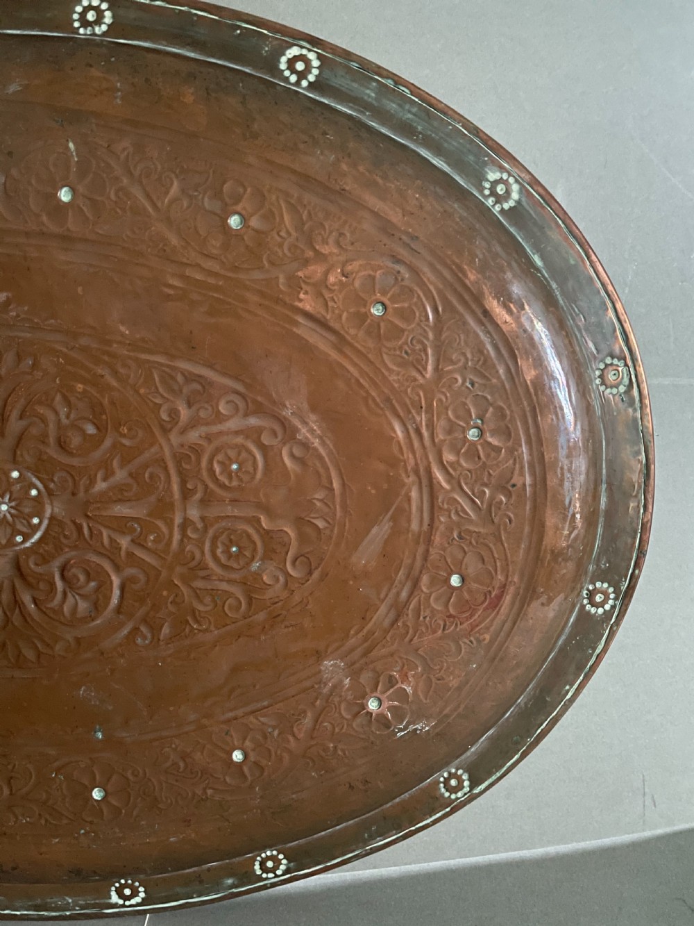 A late 19thC Arts and Crafts Copper Tray View III