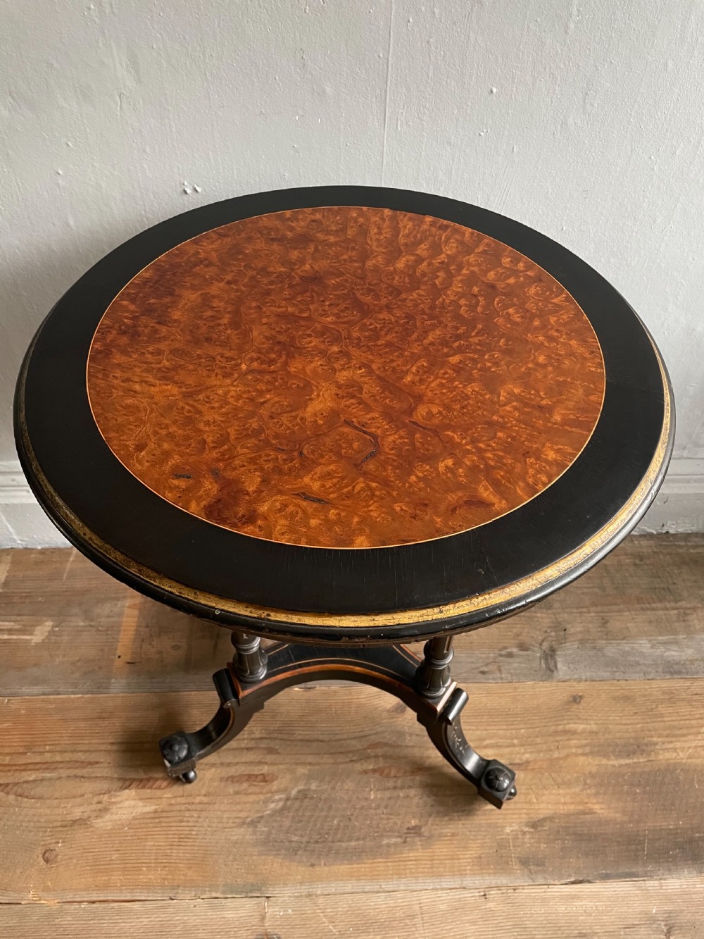 An aesthetic movement ebonised occasional table View II