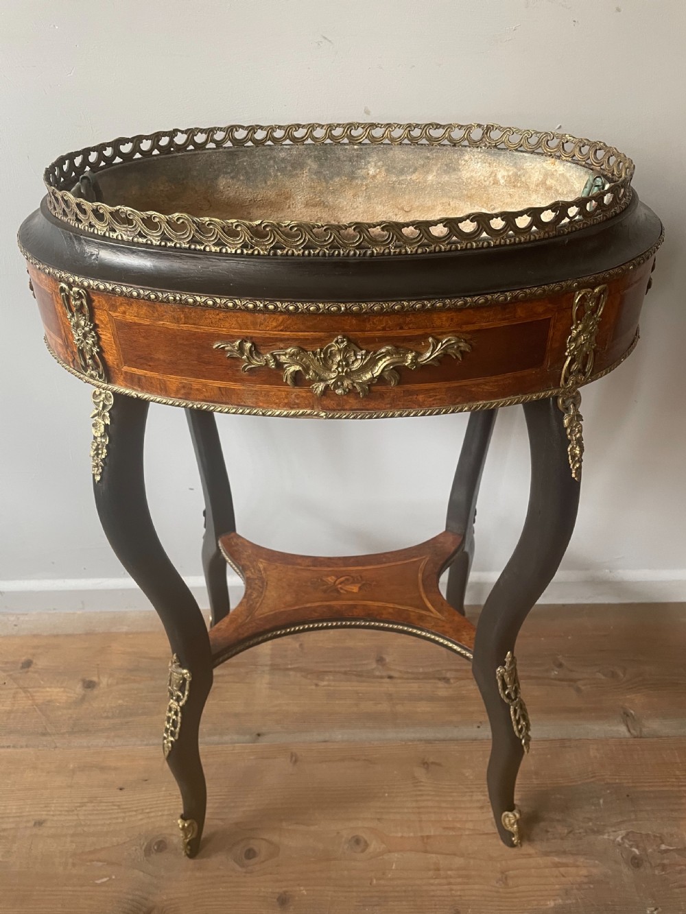 A lovely 19thC kingwood ormolou mounted jardinier