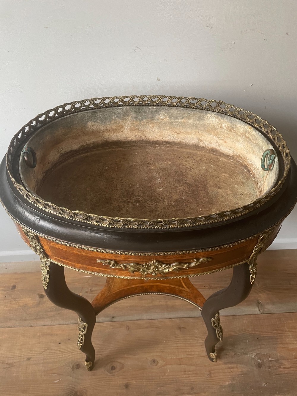 A lovely 19thC kingwood ormolou mounted jardinier View II